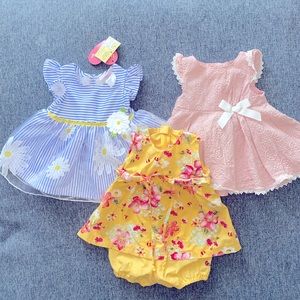 Baby Girl Dress Bundle 6-9m